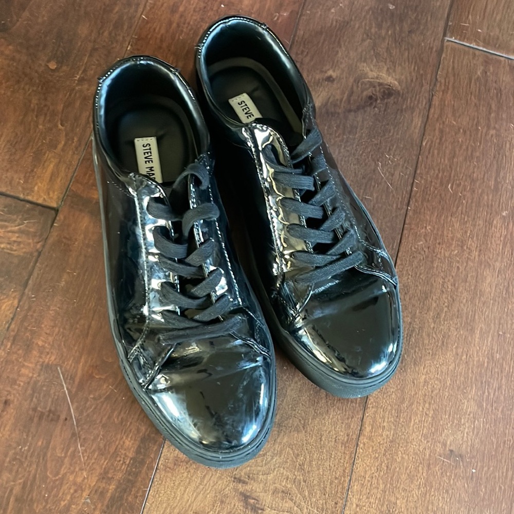 Mens patent leather Steve Madden